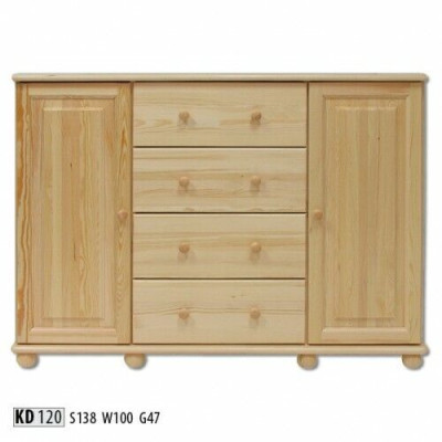 Mueble aparador masivo de madera maciza, cómoda, armario, muebles nuevos de madera maciza, aparador.