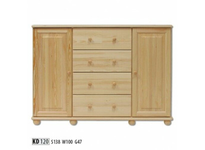 Mueble aparador masivo de madera maciza, cómoda, armario, muebles nuevos de madera maciza, aparador.