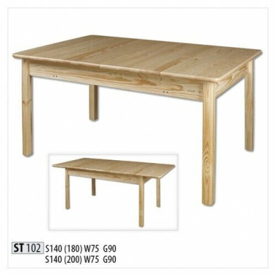 Mesa de comedor Mesa Madera Mesas Macizas Muebles de madera maciza Madera real Maciza Nueva