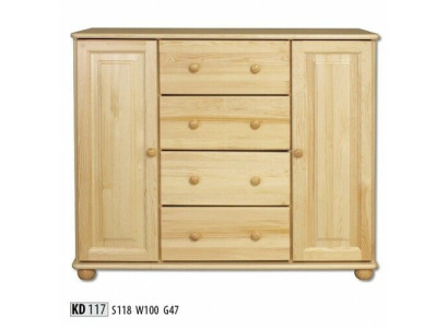 Mueble de cajones masivo aparador armario cómodas madera maciza armarios nuevo mobiliario