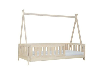 Cama de madera auténtica camas de madera camas con dosel hotel 90x200 estilo muebles macizos nuevos.