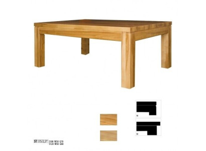 Mesa de centro de madera de mesa de madera maciza mesa auxiliar mesa 120x80 mesas de centro