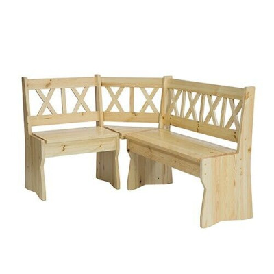 Banco de esquina Banco de madera, bancos macizos, área de comedor de cocina, madera maciza, muebles de madera, nuevo asiento de esquina.