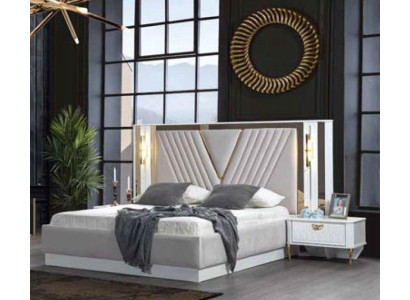 Mesita de noche diseño consola auxiliar habitación de madera lujo consolas