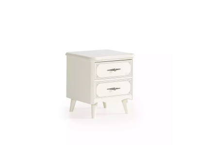 Mesita de noche mesita de noche dormitorio infantil madera blanco mesita de noche para niños lujo.