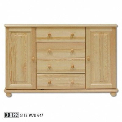 Cómoda de madera maciza aparador de madera auténtica armarios nuevos muebles armario