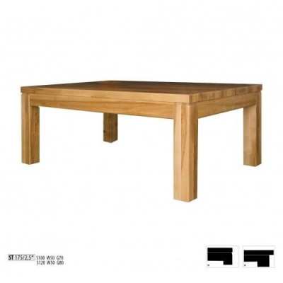 Mesa auxiliar Mesa de centro Madera real Muebles macizos Roble 100x70 cm Nuevo Mesas