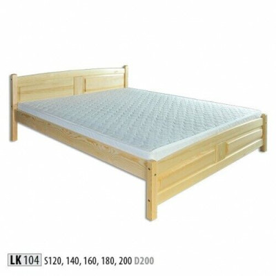 Cama 200x200 cm Cama de madera maciza Estructura de cama de madera maciza Cama doble