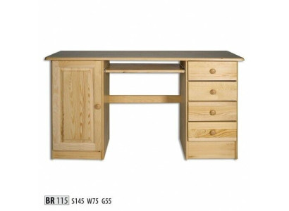 Escritorio Escritorio de computadora Escritorio de madera maciza Mesa de madera maciza Muebles de oficina Mesas