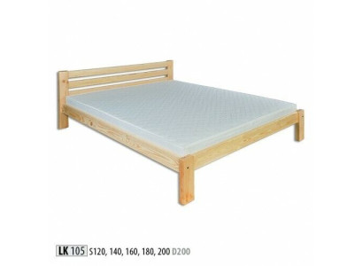 Cama de madera con somier, cama doble, muebles de madera maciza, muebles de madera, hechos a mano, 200*200 cm.
