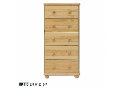 Cómoda Armario alto Armarios Madera auténtica Cómoda de madera maciza Muebles de madera maciza Nuevos