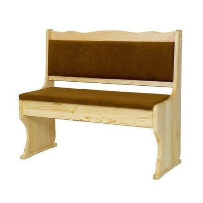 Grupo de bancos Banco de cocina de 100 cm Banco Banco de mesa de comedor de madera maciza natural Banco Nuevo