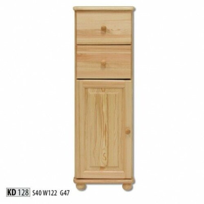 Cómoda, estantería de madera, armario de madera maciza, muebles de madera hechos a mano en color marrón.