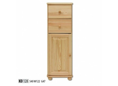 Cómoda, estantería de madera, armario de madera maciza, muebles de madera hechos a mano en color marrón.