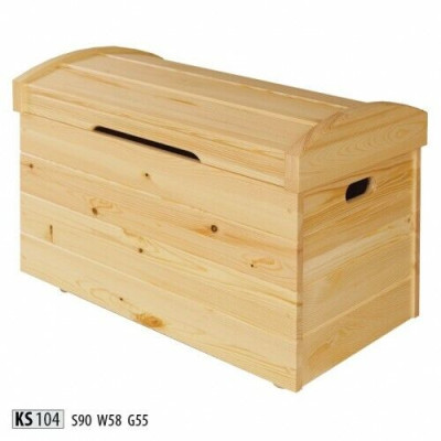 Caja de decoración Muebles de madera maciza Muebles de madera Hecho a mano Caja Cofre Madera maciza 90x55cm.