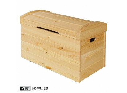 Caja de decoración Muebles de madera maciza Muebles de madera Hecho a mano Caja Cofre Madera maciza 90x55cm.