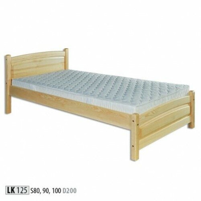 Cama de madera maciza de pino estructura de cama 100x200 cama de invitados de madera maciza Hecho a mano Nuevo
