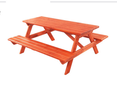 Mesa doble bancos conjunto de asientos conjunto de comedor muebles muebles de madera hecho a mano jardín nuevo