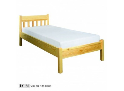 Cama de madera maciza 100x200 Cama individual Pino macizo Cama juvenil Cama de madera maciza completa