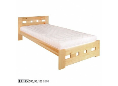 Cama individual cama de juventud cama de pino cama de pino madera maciza cama de madera 100x200 hecho a mano