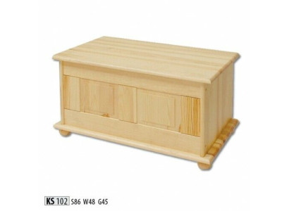 Caja de decoración Muebles de madera maciza Muebles de madera Hecho a mano Caja Cofre Madera maciza 86x45cm