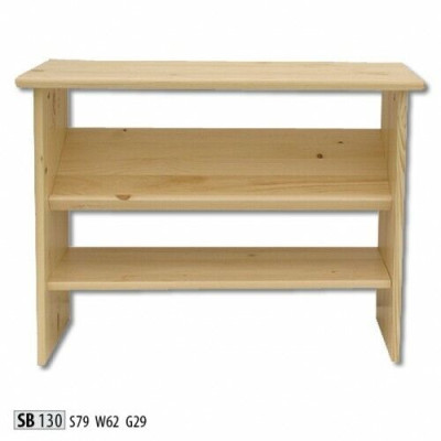 Soporte para zapatos hecho a mano de 2 capas, estante para zapatos de 2 niveles, estante de zapatos de madera maciza