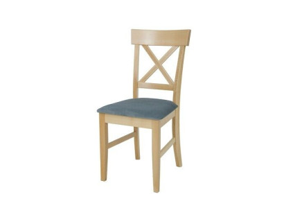 Sillas Silla Sillón Textil Nuevo Madera maciza Sillón Tapizado Respaldo Cuero Salón
