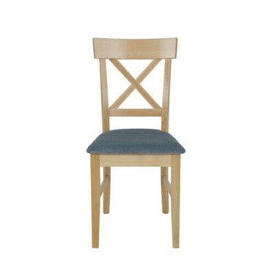 Sillas Silla Sillón Textil Nuevo Madera maciza Sillón Tapizado Respaldo Cuero Salón