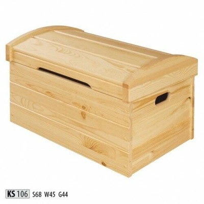 Caja de decoración Mueble de madera maciza Muebles de madera Hecho a mano Cofre Baúl Madera maciza 68x44cm