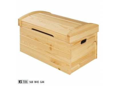 Caja de decoración Mueble de madera maciza Muebles de madera Hecho a mano Cofre Baúl Madera maciza 68x44cm