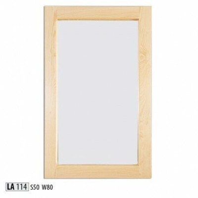 Espejo hecho a mano Marco de madera maciza Pino Espejo de pared 50*80 cm Nuevo