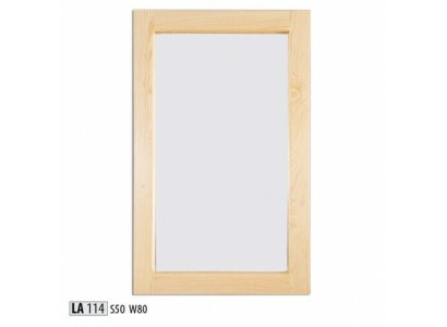 Espejo hecho a mano Marco de madera maciza Pino Espejo de pared 50*80 cm Nuevo