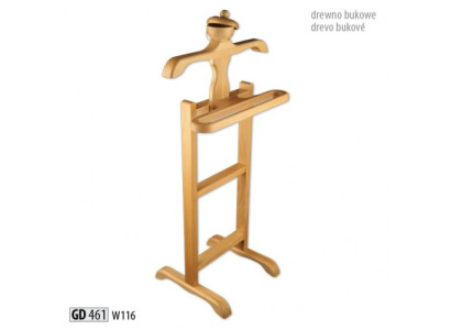 Perchero de madera de haya para ropa Perchero para la ropa de madera de haya Barra para colgar ropa Perchero de pie