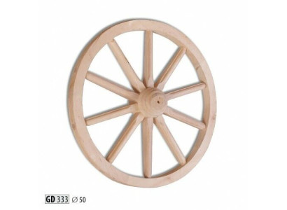 Dekoratives rueda de madera Ø 60 cm rueda de radios rueda de carro decoración de jardín decoración de tienda decoración nueva.