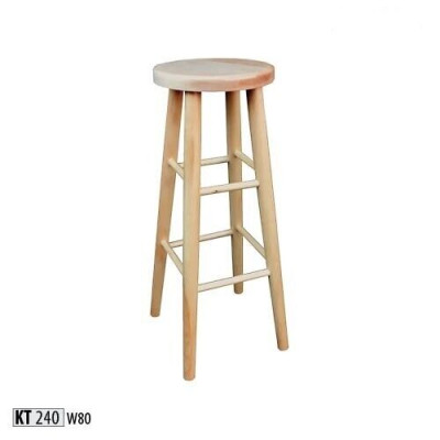 Taburete redondo de madera maciza Taburete de madera Taburete de madera maciza Reposapiés Taburete Silla Taburete de bar