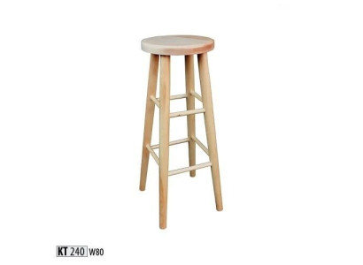 Taburete redondo de madera maciza Taburete de madera Taburete de madera maciza Reposapiés Taburete Silla Taburete de bar