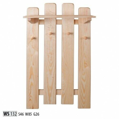 Panel de guardería de madera maciza de pino, perchero de pared de madera maciza para pasillo, nuevo.