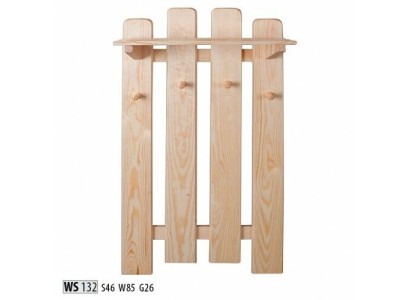 Panel de guardería de madera maciza de pino, perchero de pared de madera maciza para pasillo, nuevo.