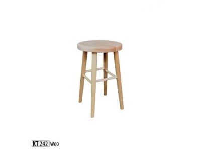 Taburete Taburete alto Taburete de madera Maciza Redondo Taburete Reposapiés Sillas