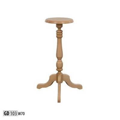 Soportes de flores hechos a mano de madera real.