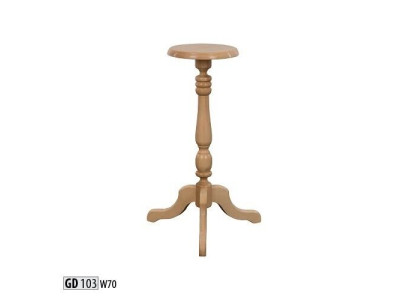 Soportes de flores hechos a mano de madera real.