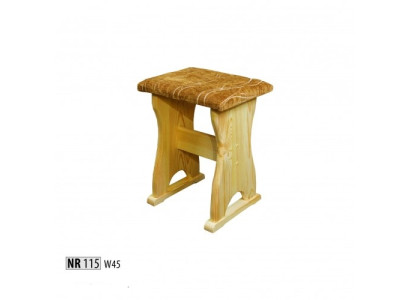 Taburete Taburete de madera Escabel Taburete de madera maciza de pino NUEVO Hecho a mano Banco Nuevo