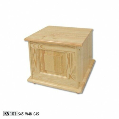 Caja de decoración muebles de madera maciza muebles de madera hecho a mano cofre caja de madera auténtica 45x45cm