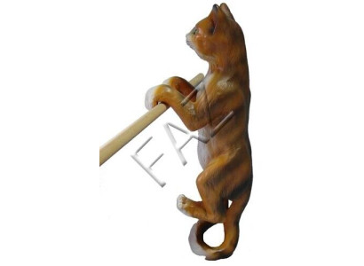 Diseño de estatua de gato para el jardín escultura figuras esculturas decoración C276 nuevo.