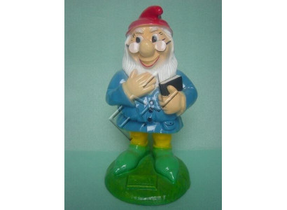 Figura de enano Estatua de jardín Escultura Figuras Esculturas Decoración Adorno 45cm Nuevo