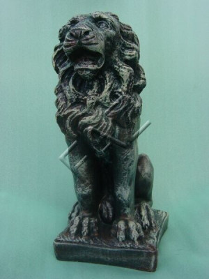 Diseño de estatua de figura de león Escultura Figuras Esculturas Decoración de jardín Nuevo
