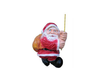 Papá Noel Nicolás Navidad 32cm decoración trineo figura estatua adorno