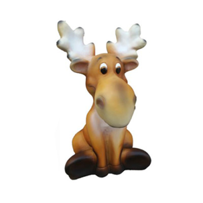 Ciervo Reno Decoración Figura Animal Decoración de Invierno Altura 34 cm Adorno de Alce Figuras Nuevas