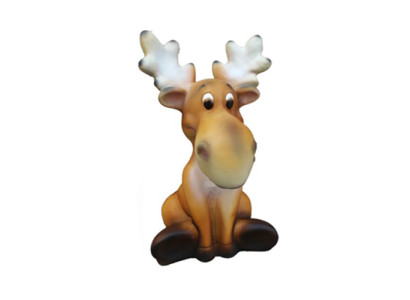 Ciervo Reno Decoración Figura Animal Decoración de Invierno Altura 34 cm Adorno de Alce Figuras Nuevas