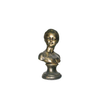 Niño Busto Oro Estilo Antiguo Figura Estatua Escultura 29cm Figuras Estatuas R11
